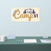 Large Custom Camp Party Cool Welcome Spandoek (Beurs)