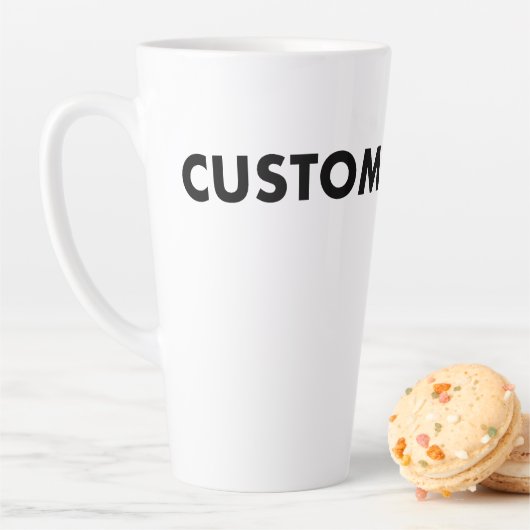 Large Custom Latte Mug Blank Template - 17oz Mok (In situ)