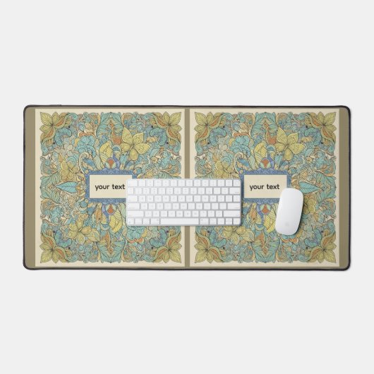 Large Customized Boho Mandala Desk Mat (Keyboard & Muis)