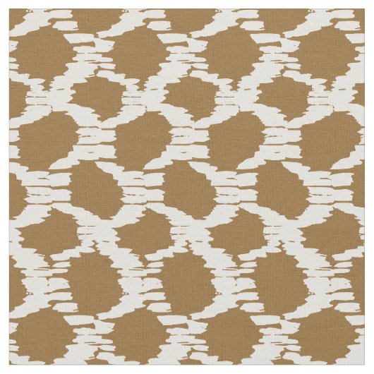 Large dots bold circles abstract geometric brown stof (Close Up)