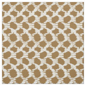 Large dots bold circles abstract geometric brown stof (Swatch)