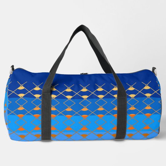 Large Duffel Bag - Diamond Gradient Edge Plunjezak (Voorkant)