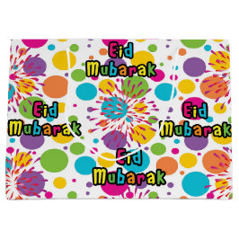 Large Eid Mubarak Gift Bag Groot Cadeauzakje