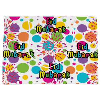 Large Eid Mubarak Gift Bag Groot Cadeauzakje