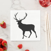 Large Elk Silhouette Paper Servet (Insitu)
