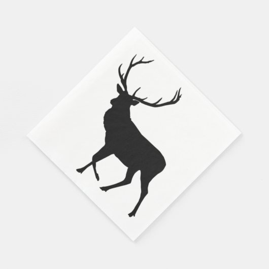 Large Elk Silhouette Paper Servet (Hoek)