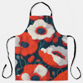 Large Floral Apron  Schort (Voorkant)