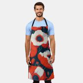 Large Floral Apron  Schort (Gedragen)