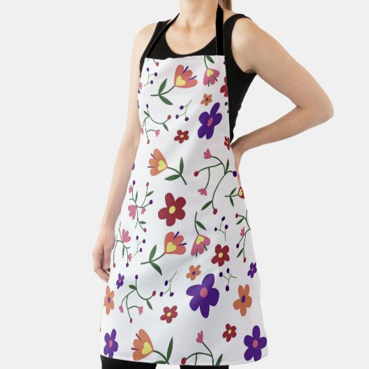 Large Floral Apron Schort (Insitu)