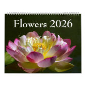 Large Flowers 2026 Calendar Kalender (Hoes)