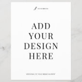 Large Flyer Printing 8.5x11" Business Flat Leaflet (Achterkant)