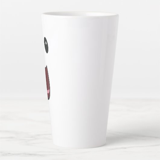 Large Happy Latte Mok (Voorkant)