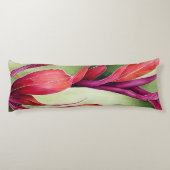 Large Hawaiian Plant Body Pillow Lichaamskussen (Achterkant)