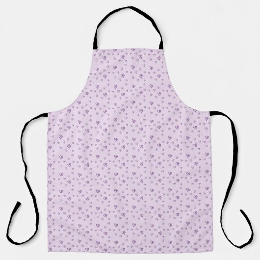 Large Hearts Apron Schort (Voorkant)