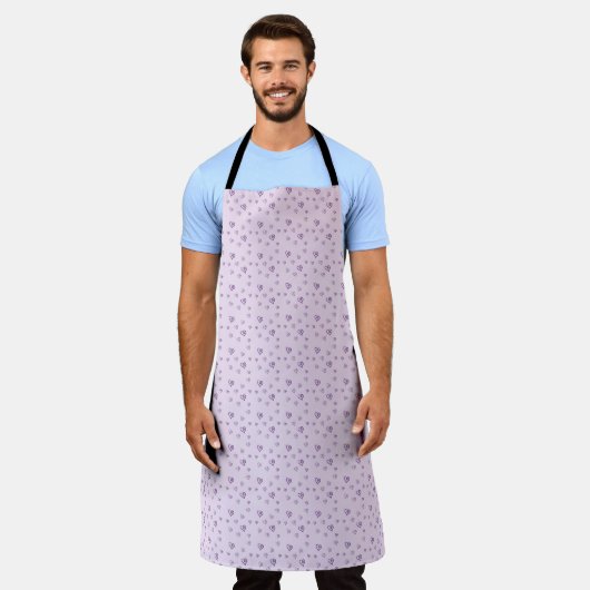 Large Hearts Apron Schort (Gedragen)