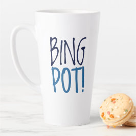 Large Latte Mug - Bing Pot! Latte Mok