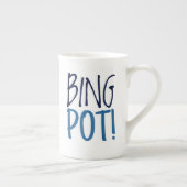 Large Latte Mug - Bing Pot! Porselein Kop (Rechts)