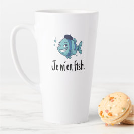 Large Latte Mug - Je m'en fish Mok