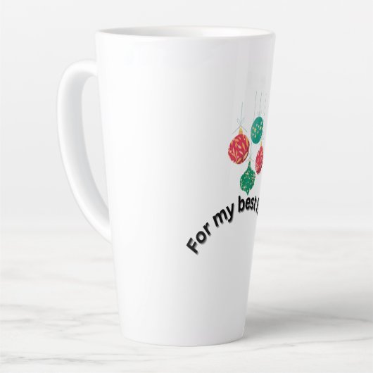 Large Latte Mug Latte Mok (Linkerhoek)