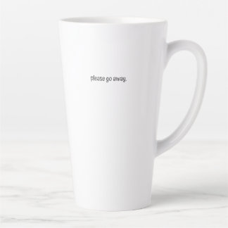 Large Latte Mug - Please Go Away. Latte Mok