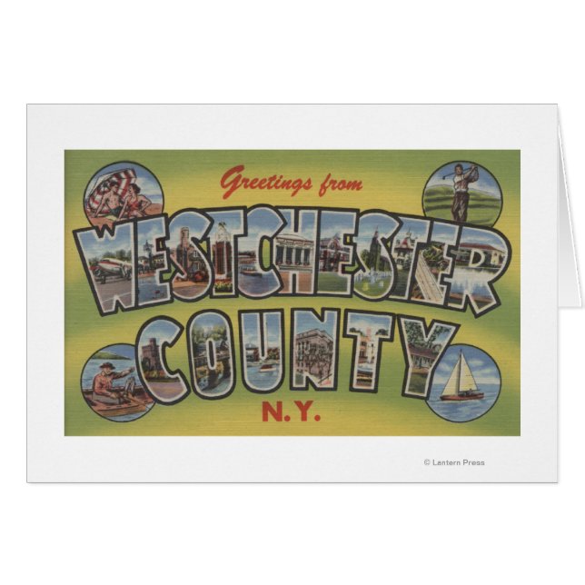 Large Letter Scenes - Westchester County, NY (Voorkant Horizontaal)