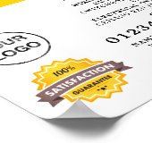 Large Lightbulb, Electrician Advertising Poster (Hoek)