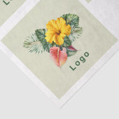 Large Logo Template Tissue Paper Tissuepapier (Detail)