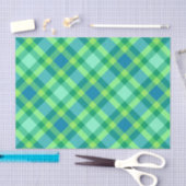 Large Modern Pset, Jade Green & Turquoise Tissuepapier (Craft)
