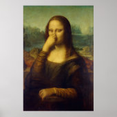 Large Mona Lisa Bathroom Poster (Voorkant)