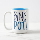 Large Mug - Bing Pot! Tweekleurige Koffiemok (Links)