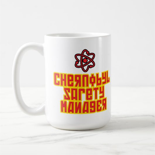 Large Mug - Chernobyl Safety Manager Koffiemok (Links)