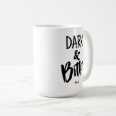Large Mug - Dark & Bitter Koffiemok (Voorkant rechts)