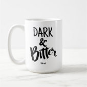 Large Mug - Dark & Bitter Koffiemok (Links)