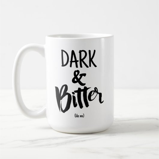 Large Mug - Dark & Bitter Koffiemok (Links)