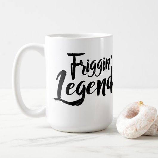 Large Mug - Friggin' Legend Koffiemok (Met donut)
