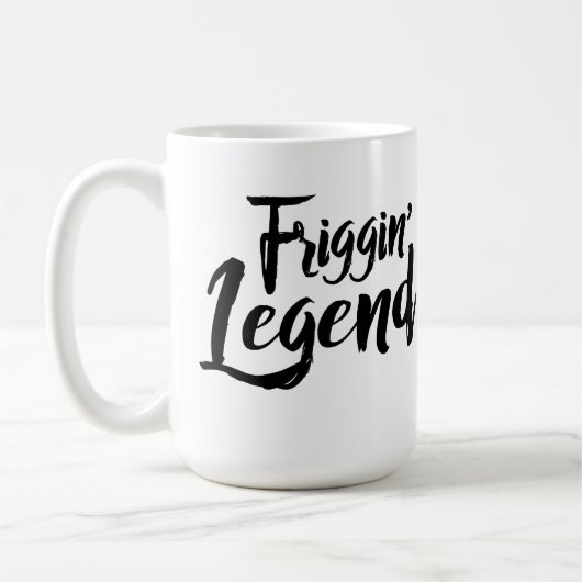 Large Mug - Friggin' Legend Koffiemok (Links)