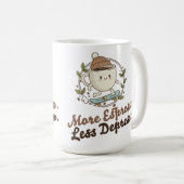 Large Mug - More Espresso. Less Depresso. Koffiemok (Voorkant rechts)