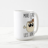 Large Mug - More Espresso. Less Depresso. Koffiemok (Voorkant rechts)