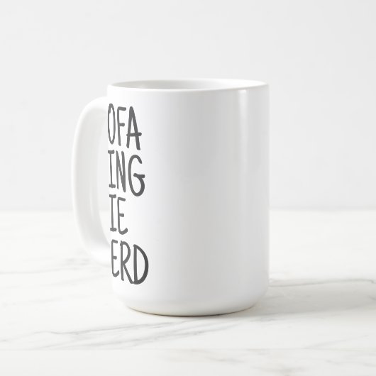 Large Mug - Sofa King Tie Herd Koffiemok (Voorkant links)