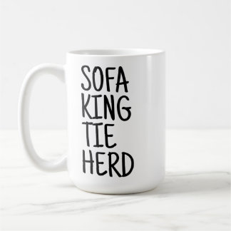 Large Mug - Sofa King Tie Herd Koffiemok