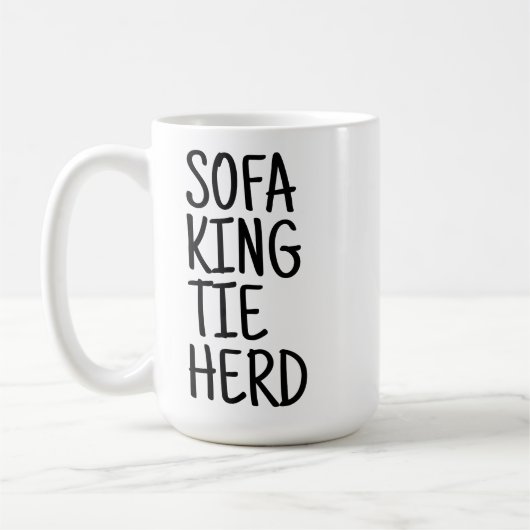 Large Mug - Sofa King Tie Herd Koffiemok (Links)