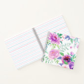 Large Peony  Notitieboek (Binnen)