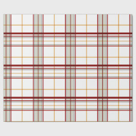 Large Plaid Modern Holiday Wrapping Paper Cadeaupapier