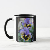 Large Purple Pansies Mug 11 oz Mok (Links)