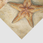 Large Scenic Starfish, Anchors & Crab Decoupage Tissuepapier (Detail)