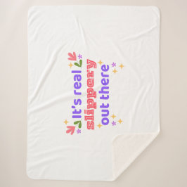 Large Sherpa Blanket Best Chirps Hockey Deken