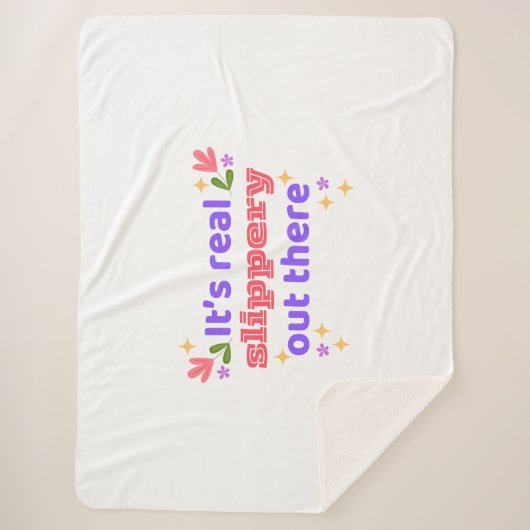 Large Sherpa Blanket Best Chirps Hockey Sherpa Deken (Voorkant)