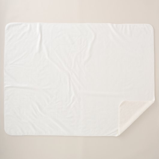 Large Sherpa Blanket Sherpa Deken (Voorkant (horizontaal))