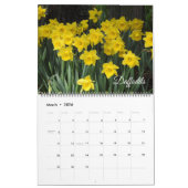 Large Size Beautiful Flowers Calendar Kalender (Mar 2026)