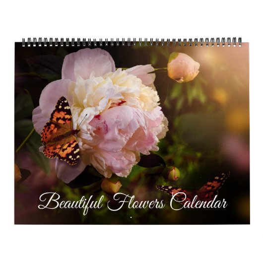 Large Size Beautiful Flowers Calendar Kalender (Hoes)